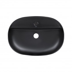 Раковина-чаша Qtap Scorpio 600х400х120 Matt black QT142203MBMBN