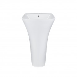 Раковина для підлоги моноблок Qtap Crow 445x420x840 White QT0511G315WN