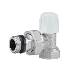 Кран радиаторный Icma 1/2" с антипротечкой угловой без ручки №805+940