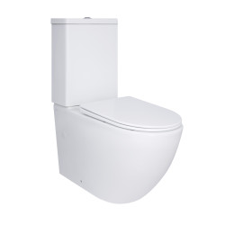 Унитаз напольный Qtap Jay Ultra Quiet с сидением Soft-close 640x360x835 мм QT07222175TW White