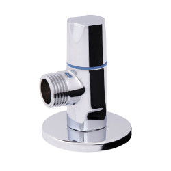 Кран кутовий Thermo Alliance Standart (ручка кругла) з керам.буксою 1/2"З х 1/2"З SF342W1515