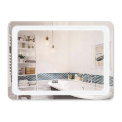 Дзеркало Qtap Mideya (DC-F908) 800х600 з LED-підсвічуванням Touch, з димером QT2078F908W