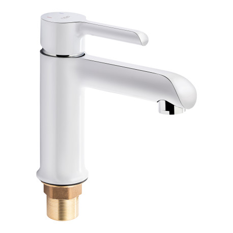 Смеситель для раковины Qtap Grand QTGRAWCR001F Chrome/White