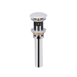 Донний клапан для раковини Qtap PU02O 225х70х70 White з переливом