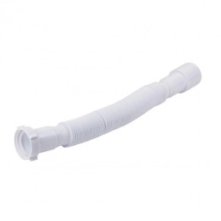 Гнучка труба Lidz (WHI) 60 01 G002 00&nbsp;з накидною гайкою&nbsp;1 1/2"&nbsp;довжина&nbsp;600&nbsp;мм