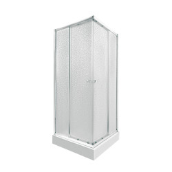 Набор Qtap душевая кабина Presto CRM1088SP5 Pear 1970x800x800 мм + поддон Tern 308812C 80x80x12 см с сифоном