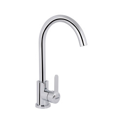 Смеситель для кухни U-образный Brinex Pure 015F U-образный Chrome BRIPUR015FCRM