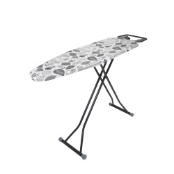 Дошка прасувальна Eurohome ALPINE PLUS 33x110 см з розеткою (листя сірі)