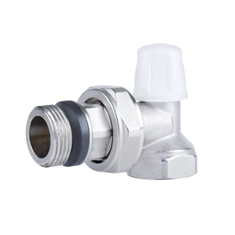 Кран радіаторний Icma 3/4" з антипротіканням кутовий без ручки №805+940