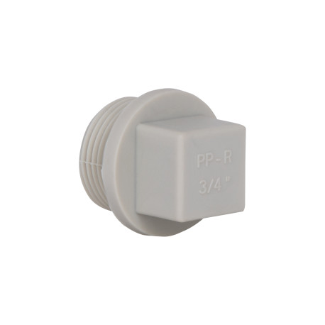 Заглушка PPR Thermo Alliance с резьбой 20х3/4" НР