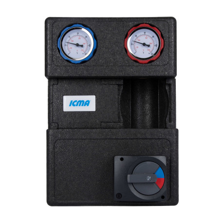 Насосна група Icma №R001 1 1/2"x1" підключення праворуч, без насоса 93R001AFD53SC