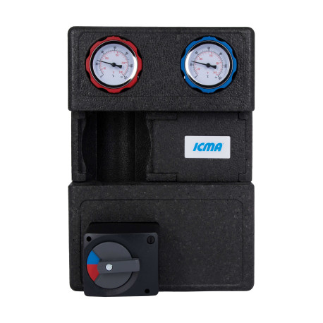 Насосная группа Icma №R001 1&nbsp;1/2"x1" подключение слева, без насоса 93R001AFS53SC