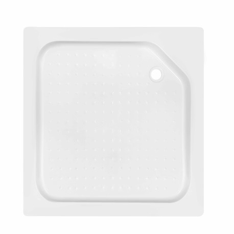 Lidz Душевой поддон KAPIELKA ST90x90х14 низкий квадратный, диаметр слива 52 мм