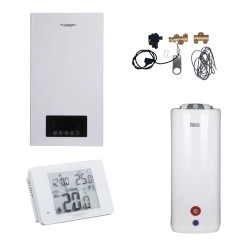 Комплексное решение Thermo Alliance для котельной: электрический котел 10 кВт + комплект бойлера + комбинированный напольный вод