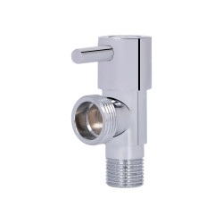 Кран угловой Thermo Alliance Standart (ручка палочка) с керам.буксой 1/2"Н х 3/4"Н SF343W1520
