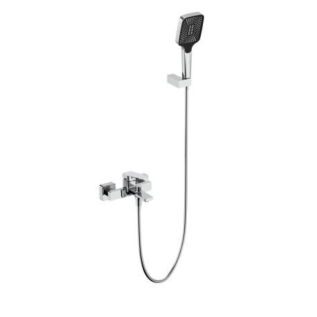 Смеситель для ванны Qtap Capricorn с душевым гарнитуром Chrome (k35) QTCAP3060102C48222