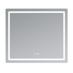 Дзеркало Qtap Mideya (MI2) 800х700 з LED-підсвічуванням Touch, з антизапотіванням, з димером, рег. яскравості QT2078NCF80704847