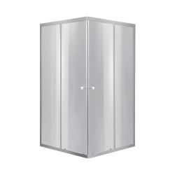 Душова кабіна Lidz Wawel SC90x90.SAT.LOW.DGR, скло темне тоноване 4 мм без піддона