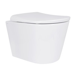 Унитаз подвесной Qtap Scorpio ML Ultra Quiet 490×365×325 мм, с сиденьем Soft-close MagLock, White QTSCOML26W49622