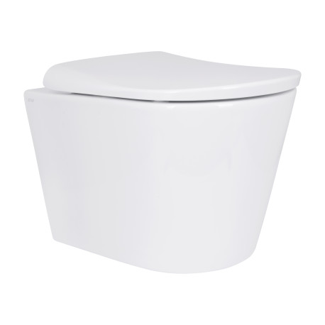 Унитаз подвесной Qtap Scorpio ML Ultra Quiet 490×365×325 мм, с сиденьем Soft-close MagLock, White QTSCOML26W49622