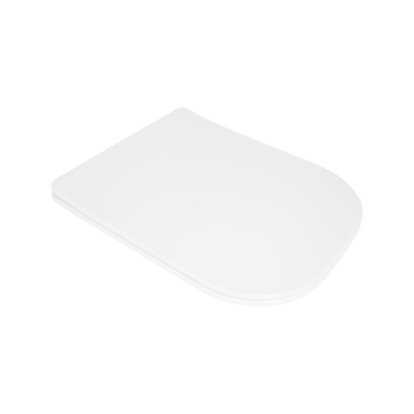 Сиденье для унитаза Qtap (Stork, Aquarius 630) 420x336x22 мм, White, с микролифтом, Slim Duroplast, Quick Release QTSC179W49263
