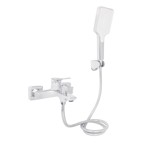 Змішувач для ванни Qtap Arvin з душовим гарнітуром QTARV259CRM48640 Chrome