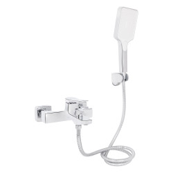 Смеситель для ванны Qtap Nando с душевым гарнитуром QTNAN259CRM48651 Chrome